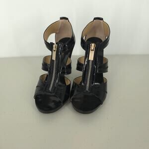 MICHAEL Michael Kors Berkley T-Strap Platform Dress Sandals Size 7.5